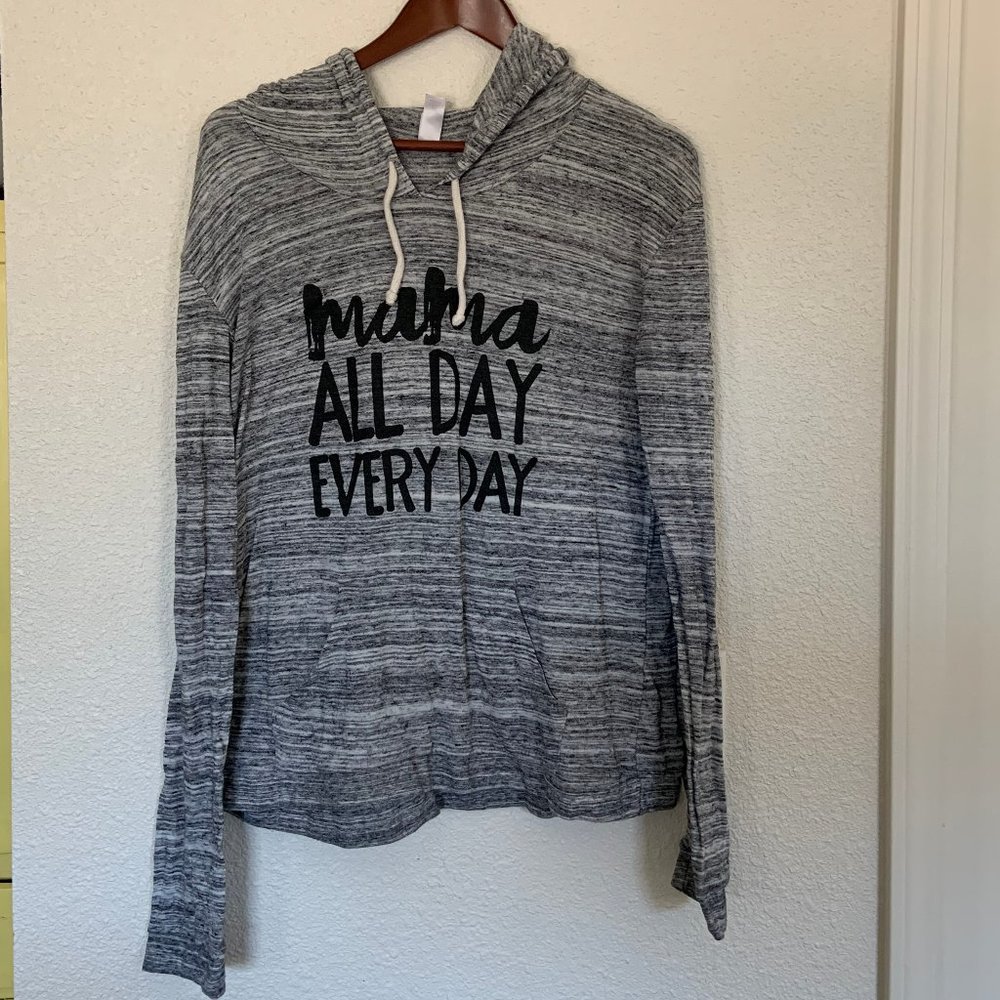 XL Pullover Grey MADED Tee